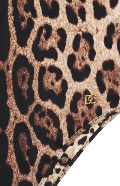 Слитный купальник DOLCE & GABBANA леопардового цвета по цене 35700 руб., арт. L5J812/0N011, фото 3 Слитный купальник DOLCE & GABBANA, арт. L5J812/0N011, фото 3
