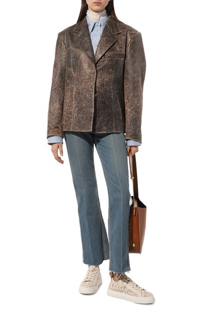  Текстильные кеды lauren CHLOÉ, арт. CHC19U108D2, фото 2