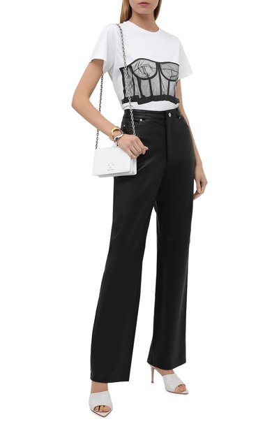 Хлопковая футболка ALEXANDER MCQUEEN, арт. 659740/QZAC5, фото 2