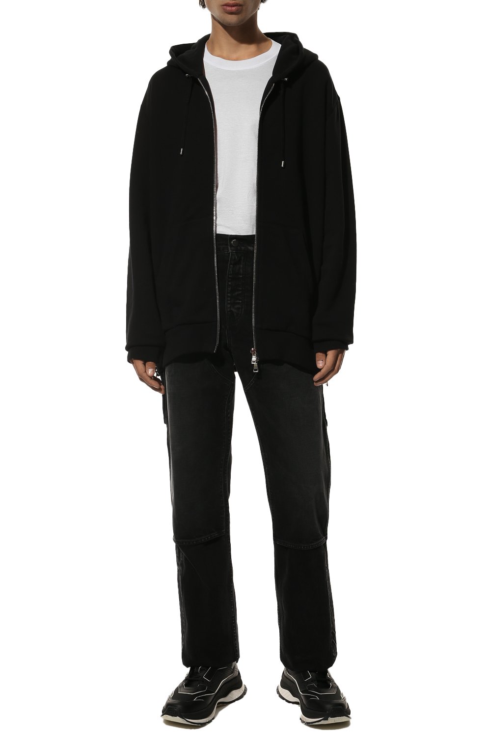 Хлопковая толстовка BALMAIN, арт. VH1JR010/B025, фото 2