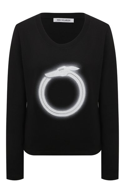 Женская хлопковый лонгслив TRUSSARDI, арт. 56T00533-1T006160