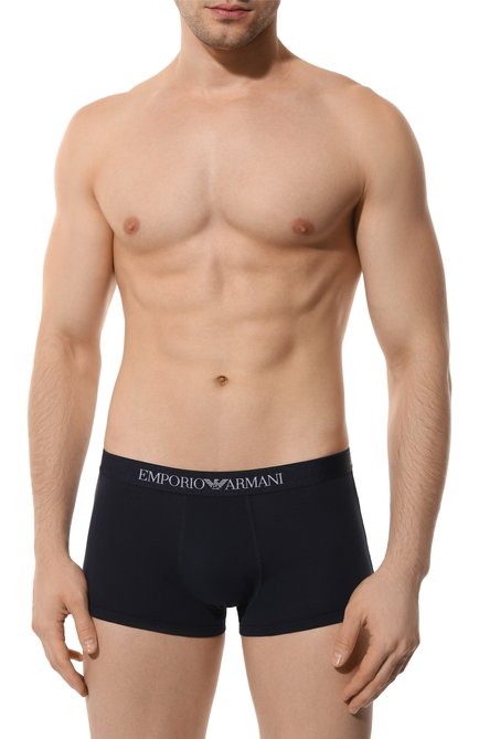 Мужские комплект из двух хлопковых боксеров EMPORIO ARMANI, арт. 111613/CC722