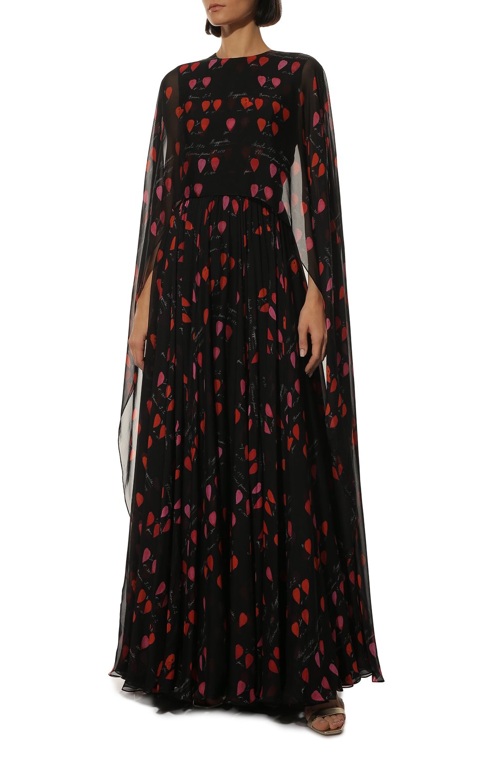 Шелковое платье ALEXANDER MCQUEEN черного цвета по цене 720500 руб., арт. 506599/QKC02, фото 3 Шелковое платье ALEXANDER MCQUEEN, арт. 506599/QKC02, фото 3