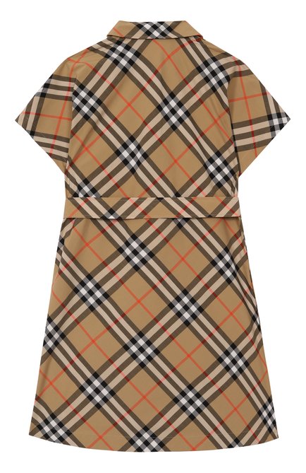 Хлопков�ое платье-рубашка BURBERRY, арт. 8090538