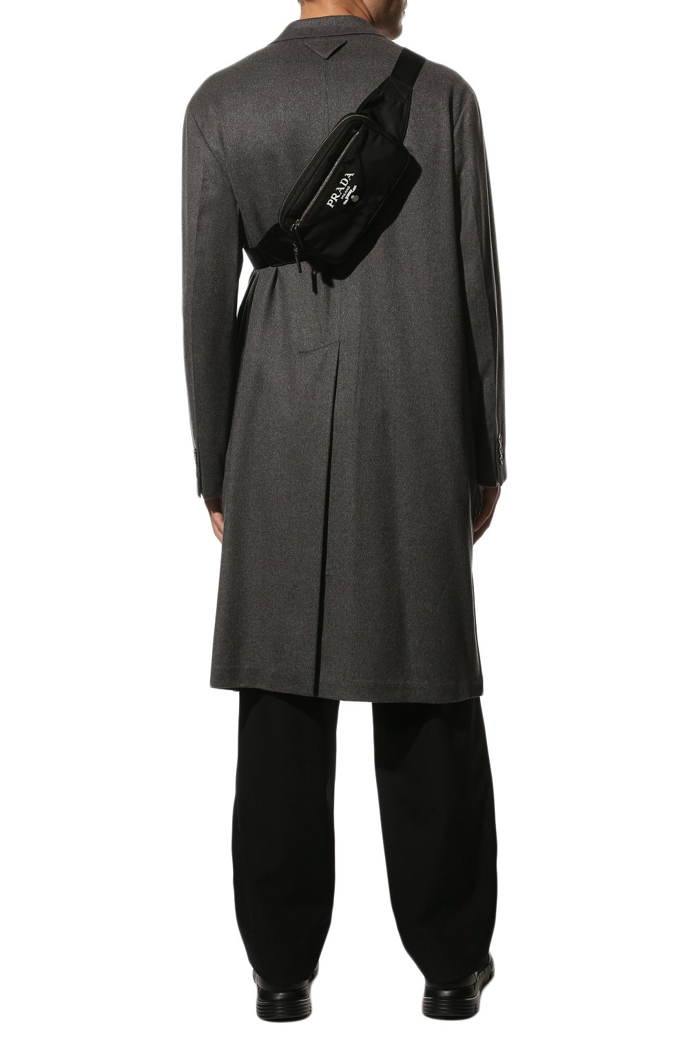 Текстильная поясная сумка PRADA черного цвета по цене 120000 руб., арт. 2VL977-2D0P-F0002-WTO, фото 7 Текстильная поясная сумка PRADA, арт. 2VL977-2D0P-F0002-WTO, фото 7