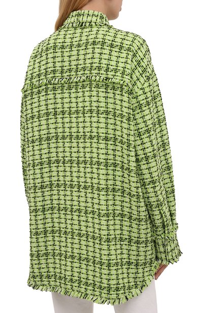 Хлопковая рубашка MSGM, арт. 3141MDE18 217624, фото 4