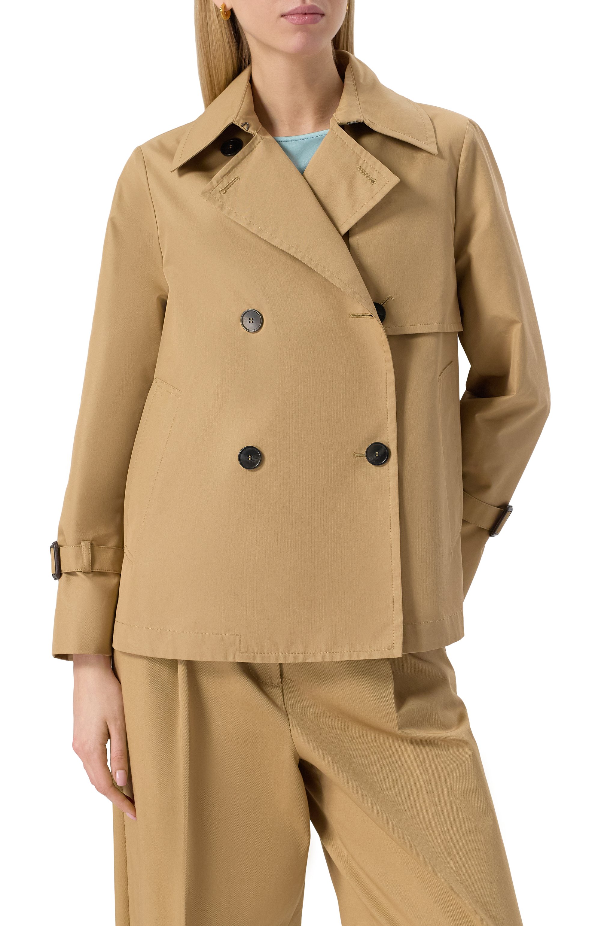 Хлопковый тренч WEEKEND MAX MARA, арт. BIGLIA, фото 3