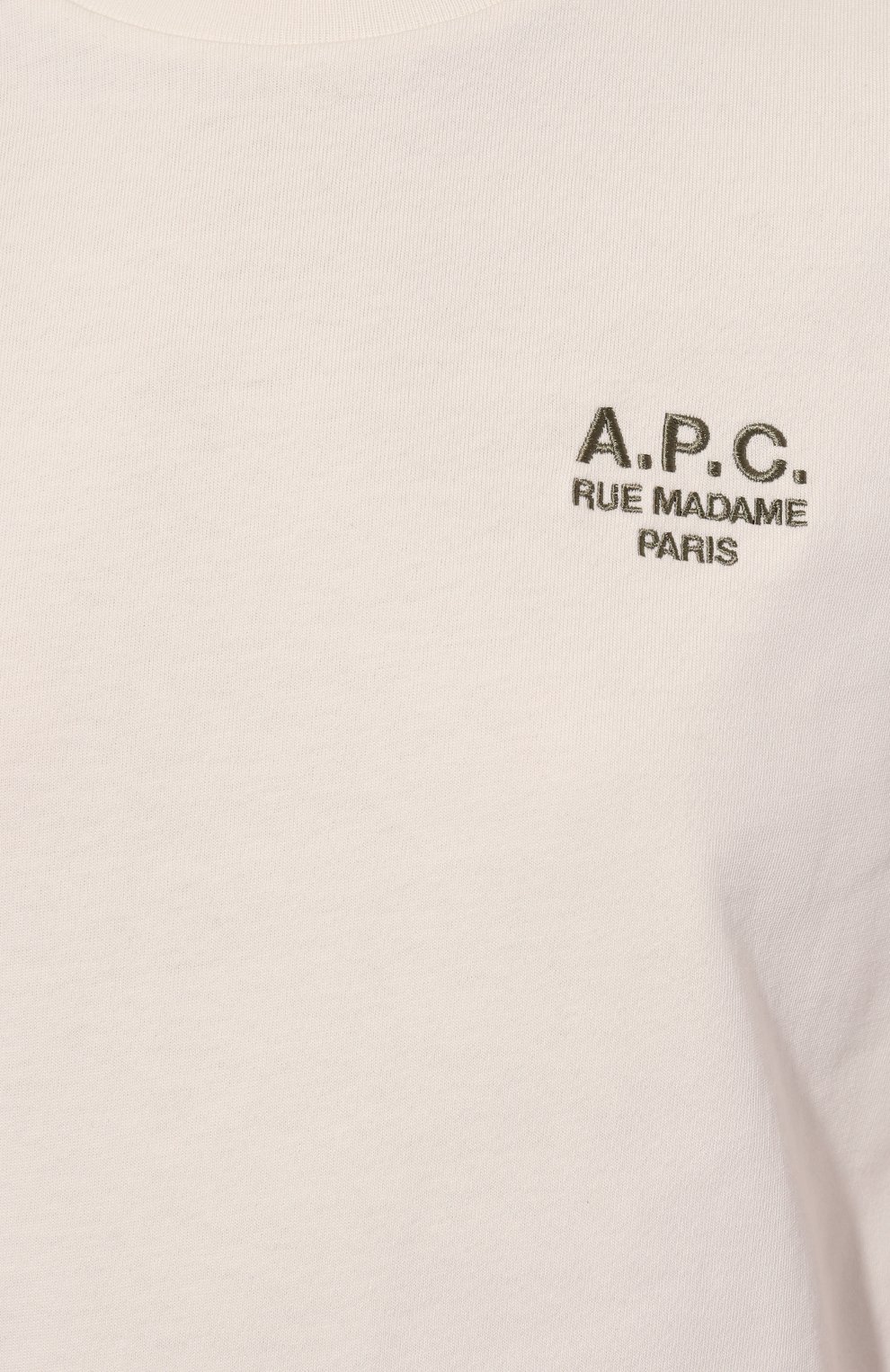 Хлопковая футболка A.P.C., арт. C0EZCF26848AAG, фото 5