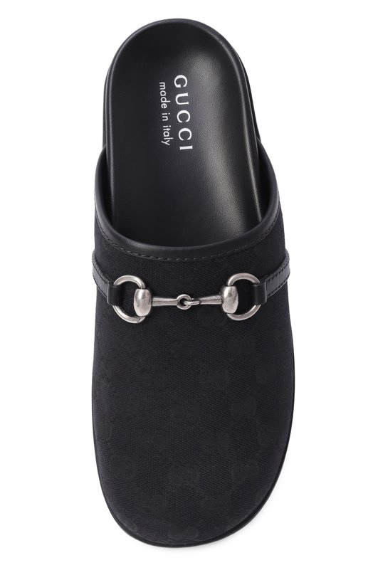 Текстильные сабо Gucci 786486/FADF0 Чёрный  786486/FADF0 Фото 5