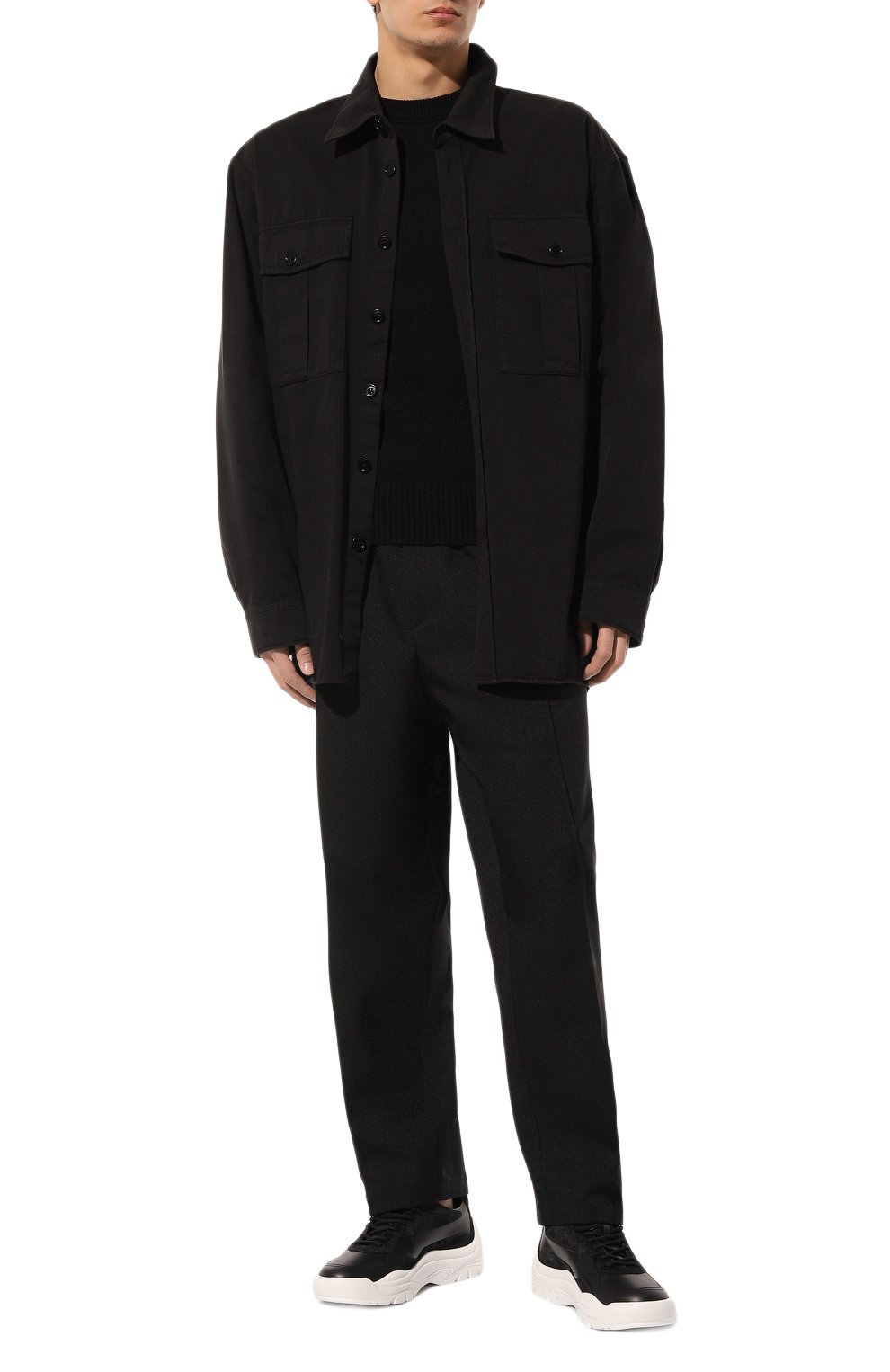 Кожаные кроссовки gumboy VALENTINO, арт. 3Y2S0B17/VRN, фото 2