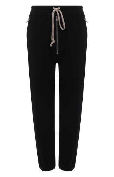 Женские джоггеры из хлопка и шерсти RICK OWENS, арт. RP02A7313/WCF