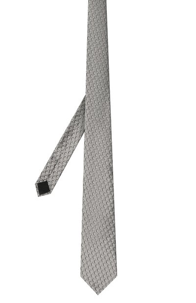 Шелковый галстук LANVIN серого цвета по цене 15400 руб., арт. 3103/TIE, фото 3 Шелковый галстук LANVIN, арт. 3103/TIE, фото 3