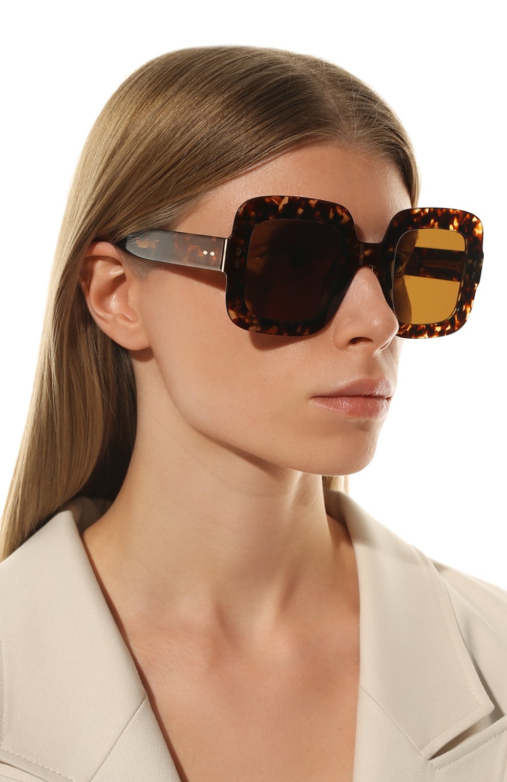 Солнцезащитные очки ISABEL MARANT коричневого цвета по цене 25200 руб., арт. IM0074/G 086, фото 2 Солнцезащитные очки ISABEL MARANT, арт. IM0074/G 086, фото 2