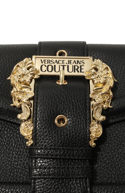 Сумка VERSACE JEANS COUTURE черного цвета по цене 22850 руб., арт. 73VA4BF1-RANGE F-C0UTURE 01. SKETCH 1/ZS413, фото 3 Сумка VERSACE JEANS COUTURE, арт. 73VA4BF1-RANGE F-C0UTURE 01. SKETCH 1/ZS413, фото 3