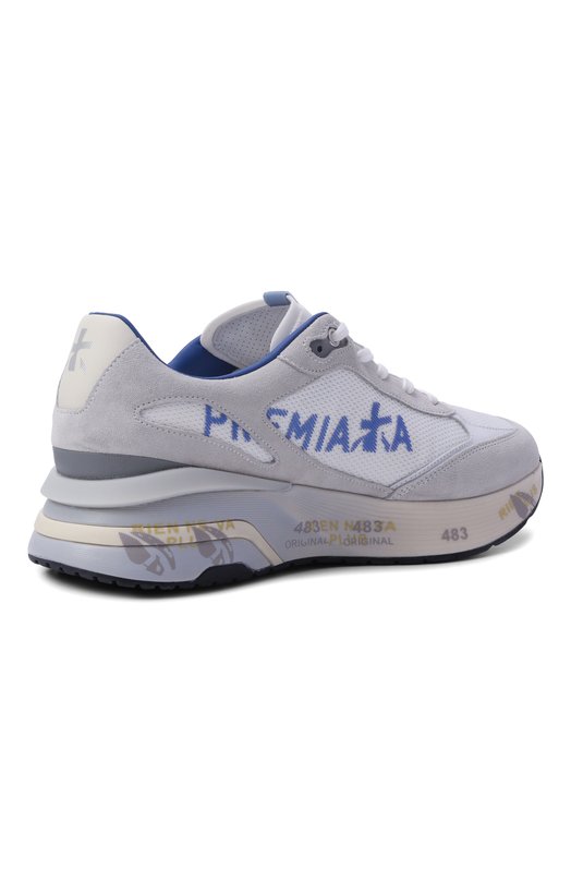 Комбинированные кроссовки Moerun Premiata M0ERUN/VAR 8075 Серый  M0ERUN/VAR 8075 Фото 4