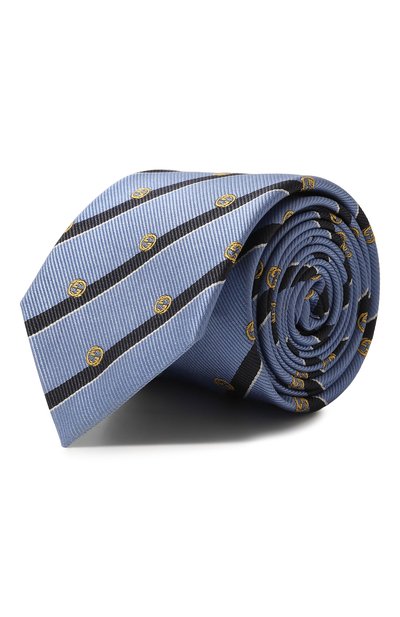 Шелковый галстук GUCCI, арт. 660058 4E002, фото 1