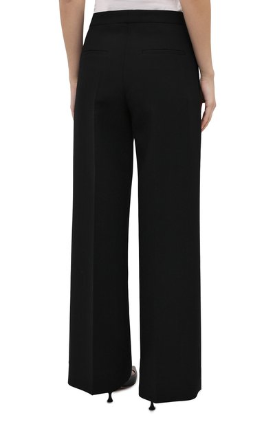 Шерстяные брюки JIL SANDER черного цвета по цене 183000 руб., арт. JSWR306705-WR201100, фото 4 Шерстяные брюки JIL SANDER, арт. JSWR306705-WR201100, фото 4