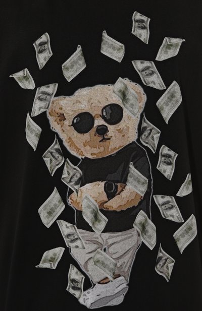 Хлопковая футболка BISIBIGLIO, арт. BLACK RICH TED, фото 5