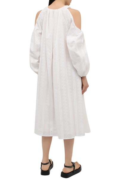 Хлопковое платье REJINA PYO, арт. F313/C0TT0N BR0DERIE ANGLAISE, фото 4