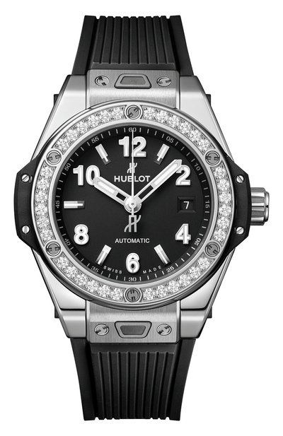 Женские часы one click steel diamonds HUBLOT, арт. 485.SX.1170.RX.1204