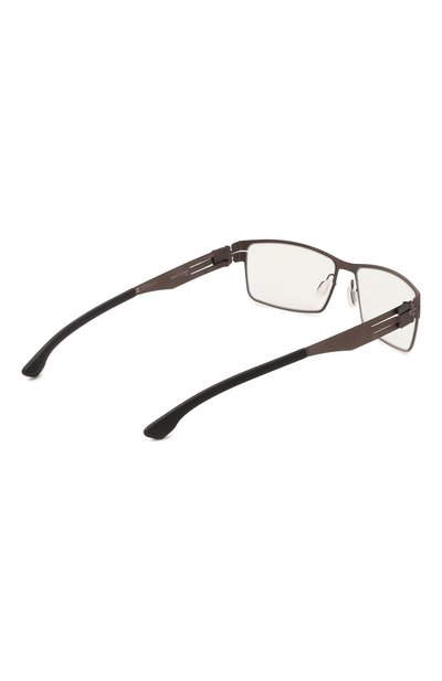 Оправа IC! BERLIN, арт. IB-PETER C.LARGE TEAK BLACK RX-CLEAR D0NNERSTAG, фото 4