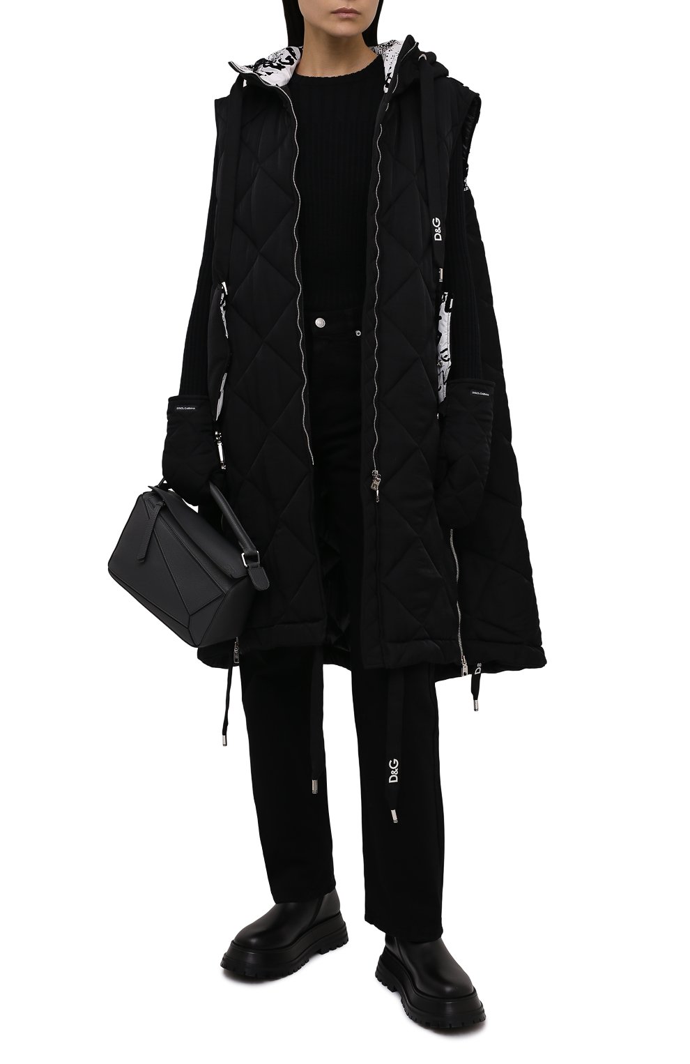 Утепленный жилет с варежками DOLCE & GABBANA, арт. F9J50T/FUMJP, фото 2