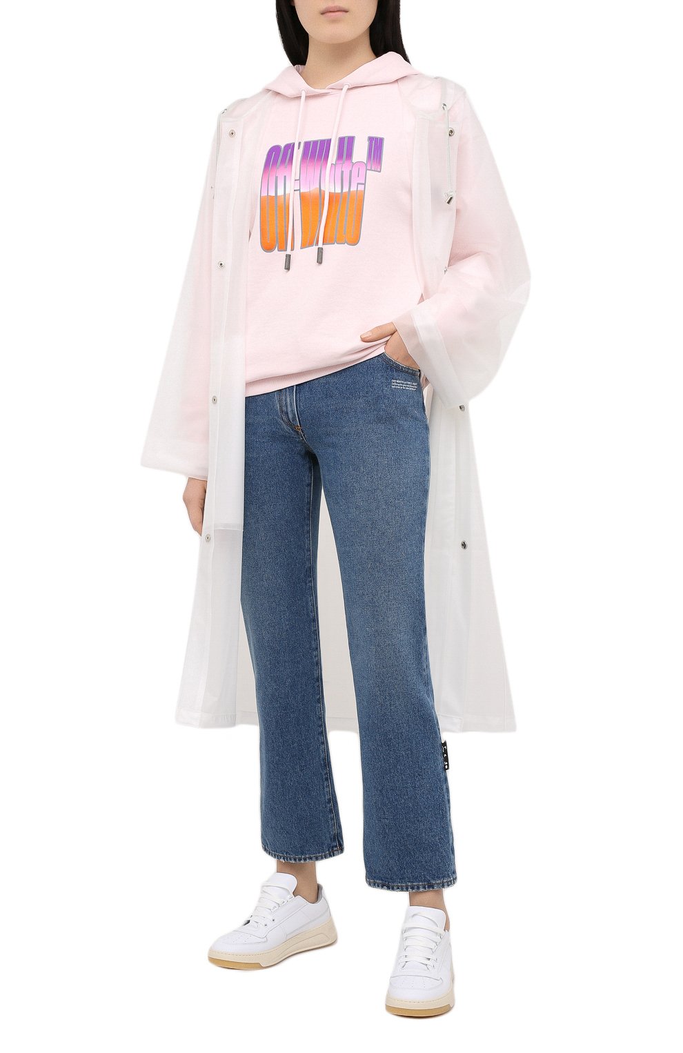 Хлопковое худи OFF-WHITE, арт. 0WBB035R21JER006, фото 2