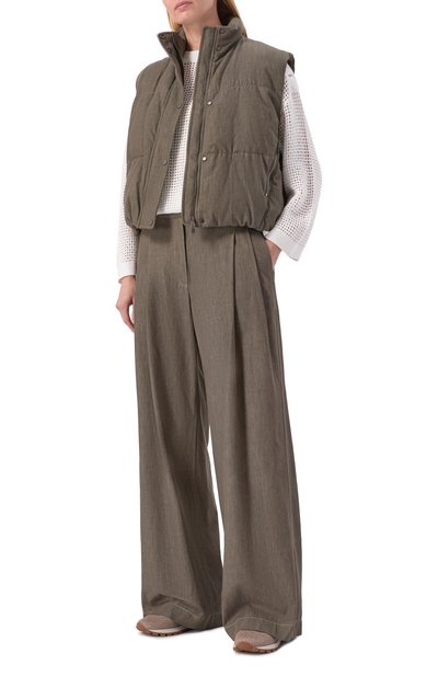 Хлопковый жилет BRUNELLO CUCINELLI, арт. MB1257605, фото 2
