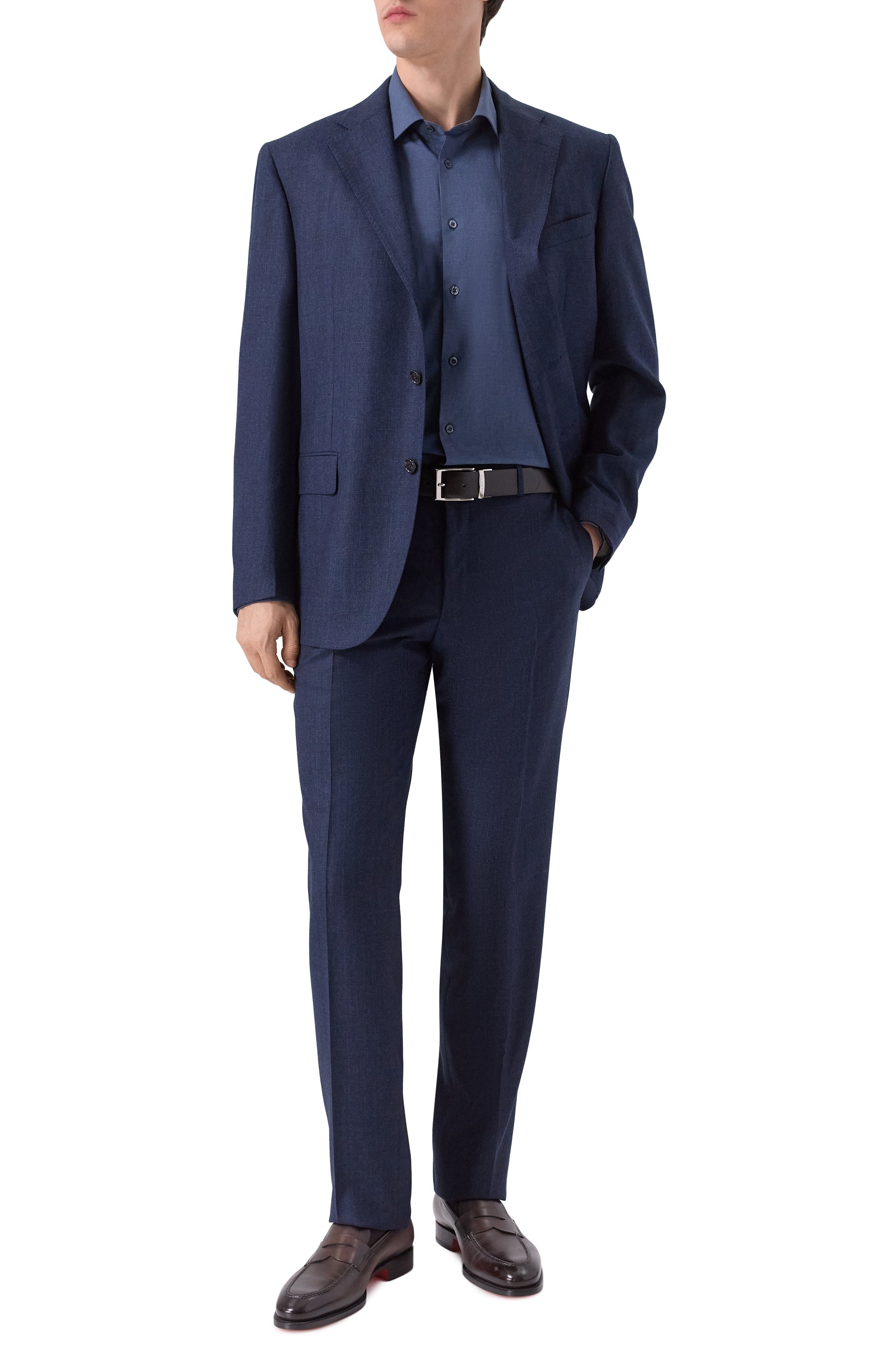 Хлопковая сорочка CORNELIANI, арт. 26P010-2611318, фото 2