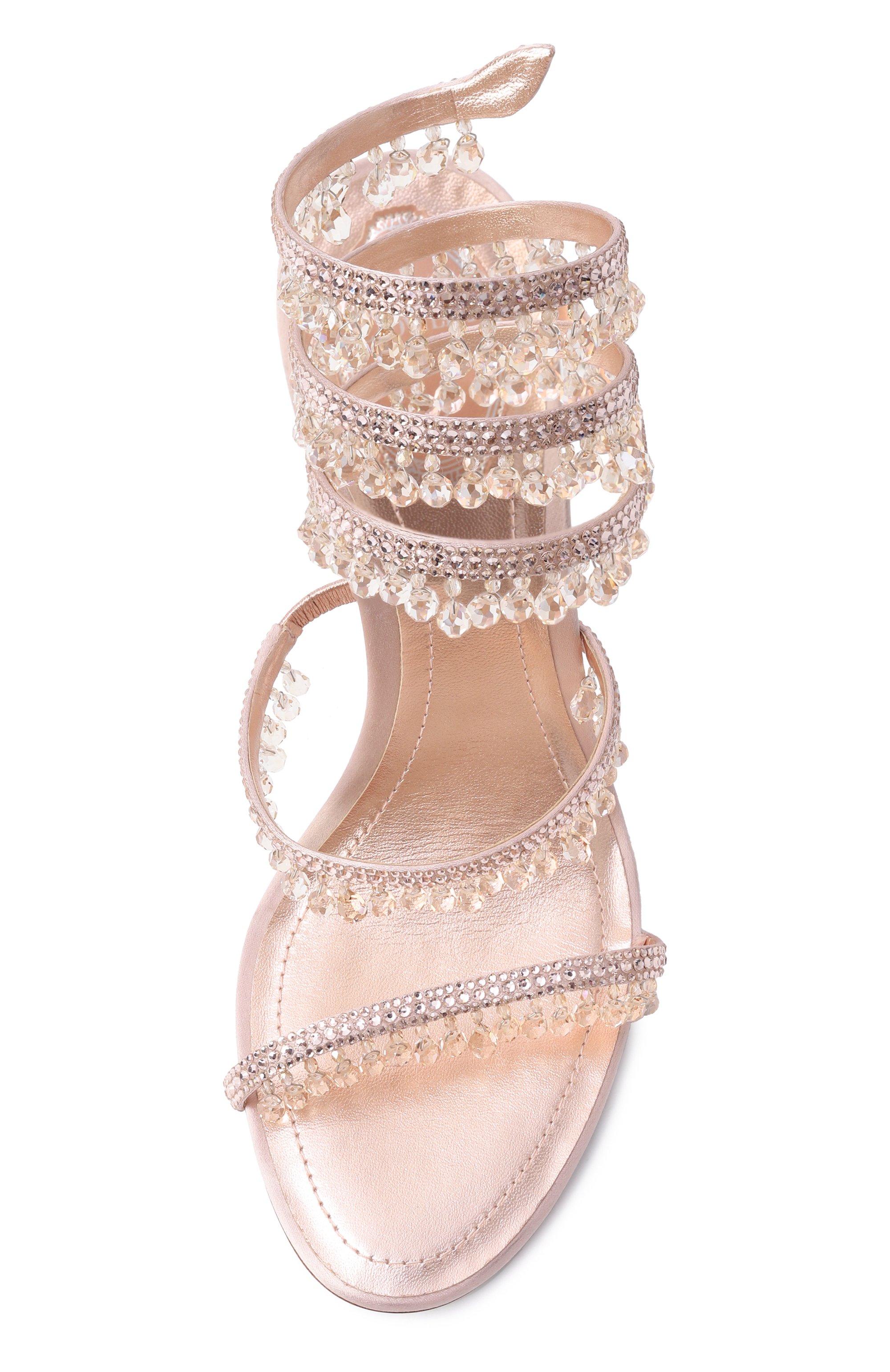 Текстильные босоножки chandelier 105 RENE CAOVILLA, арт. C12535-105/R001, фото 6