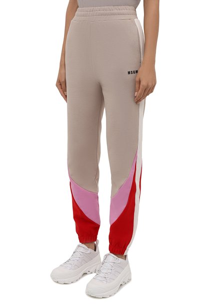 Хлопковые джоггеры MSGM, арт. 3141MDP64 217799, фото 3