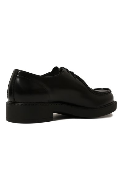 Кожаные дерби PRADA черного цвета по цене 93000 руб., арт. 2EE346-055-F0002, фото 5 Кожаные дерби PRADA, арт. 2EE346-055-F0002, фото 5