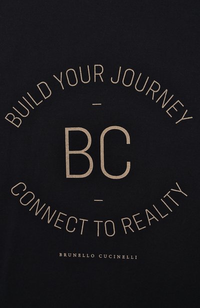 Хлопковая футболка BRUNELLO CUCINELLI, арт. BE857T114C, фото 3