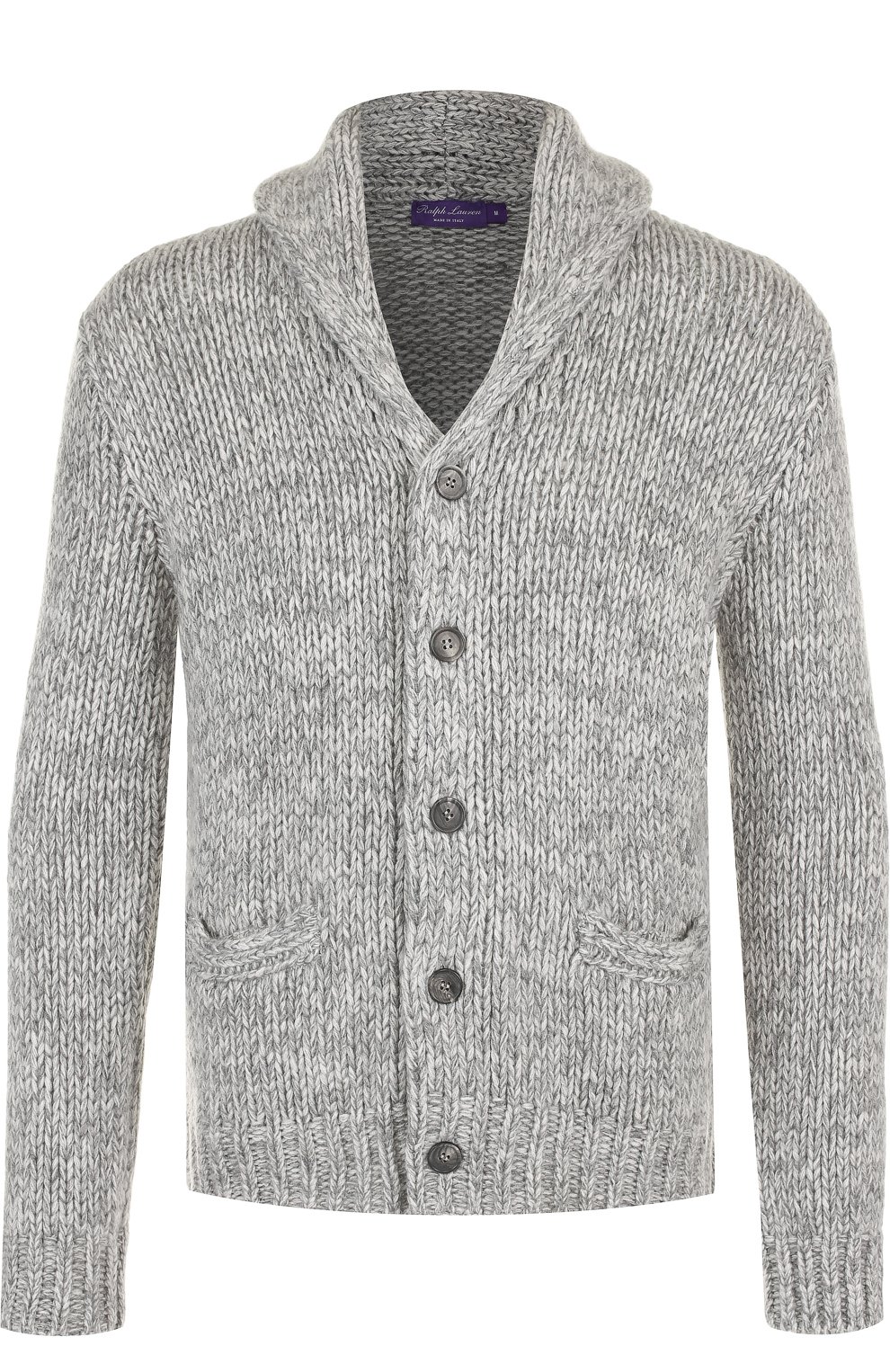 Кашемировый кардиган на пуговицах с шалевым воротником RALPH LAUREN, арт. 790706417, фото 1