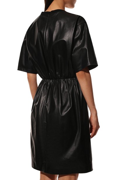 Кожаное платье PRADA черного цвета по цене 435000 руб., арт. 53413-08P-F0002, фото 4 Кожаное платье PRADA, арт. 53413-08P-F0002, фото 4