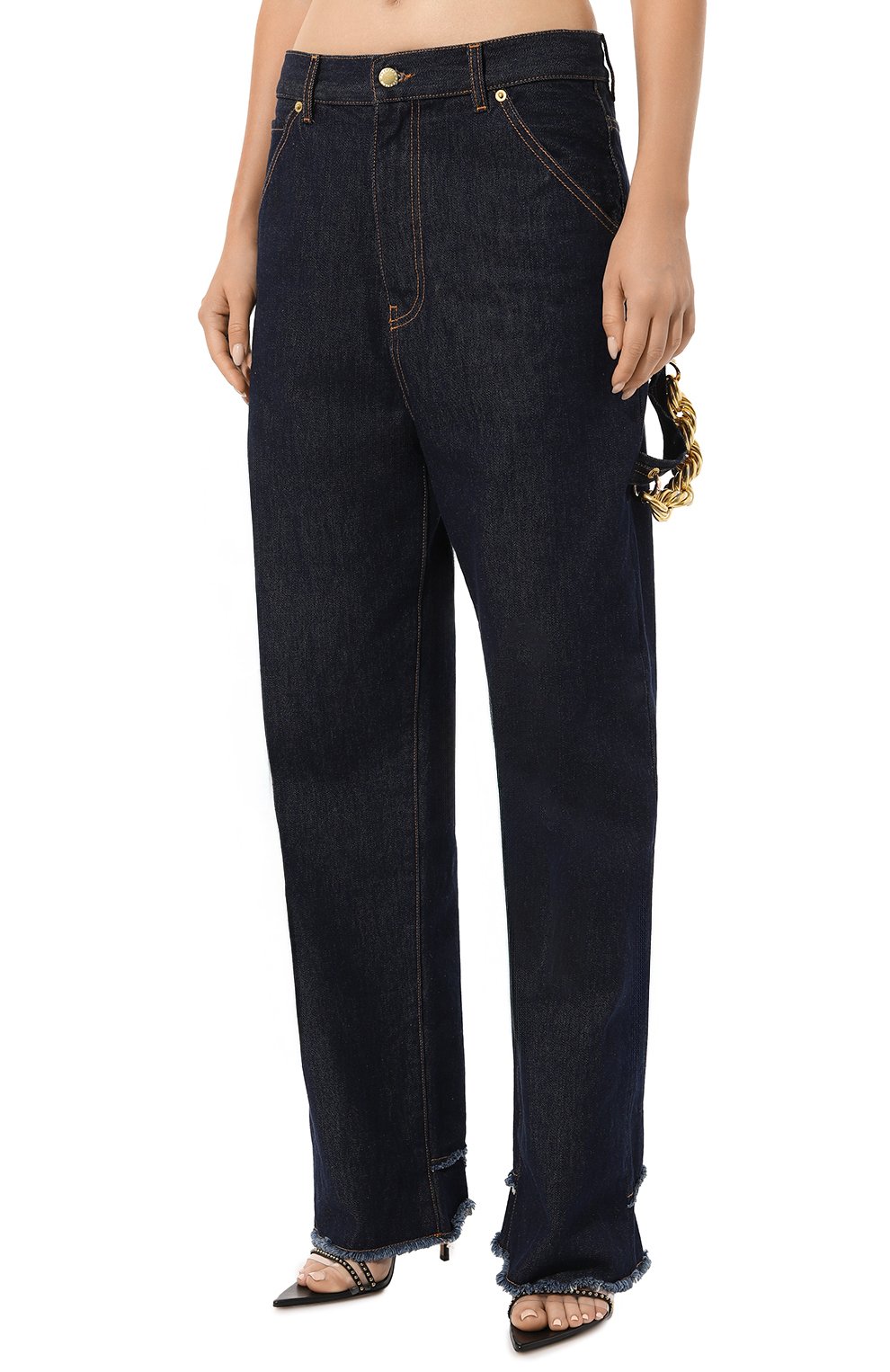 Джинсы DARKPARK, арт. WTR08 DBL03/LISA-CHAIN AD0RNED L00SE FIT CARPENTER, фото 3