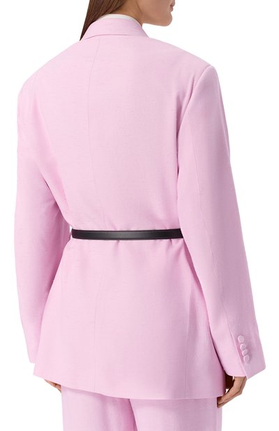 Жакет из вискозы ARMARIUM розового цвета по цене 251000 руб., арт. ARMFWB018/V014, фото 4 Жакет из вискозы ARMARIUM, арт. ARMFWB018/V014, фото 4