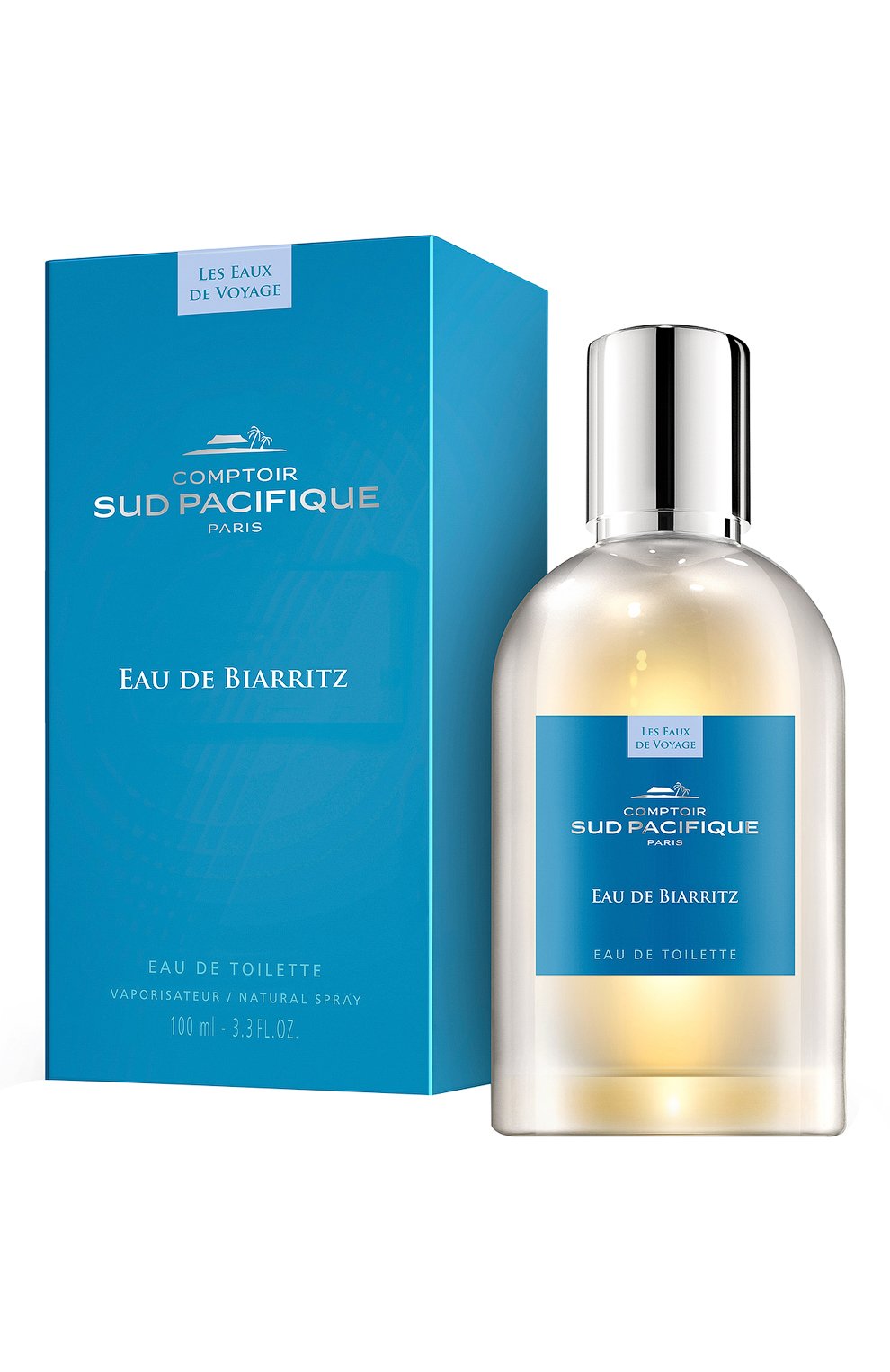 Туалетная вода eau de biarritz (100ml) COMPTOIR SUD PACIFIQUE бесцветного цвета по цене 8250 руб., арт. 13810050, фото 2 Туалетная вода eau de biarritz (100ml) COMPTOIR SUD PACIFIQUE, арт. 13810050, фото 2