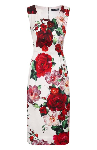 Женское платье из вискозы DOLCE & GABBANA, арт. F6ZJ6T/FSIB4