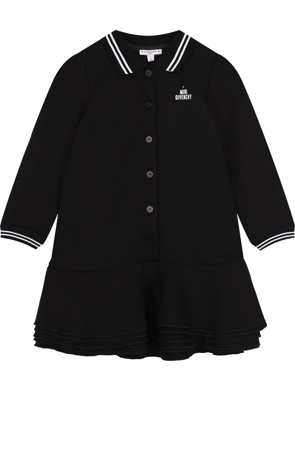 Платье с контрастной отделкой GIVENCHY, арт. H02026/2A-3A, фото 1