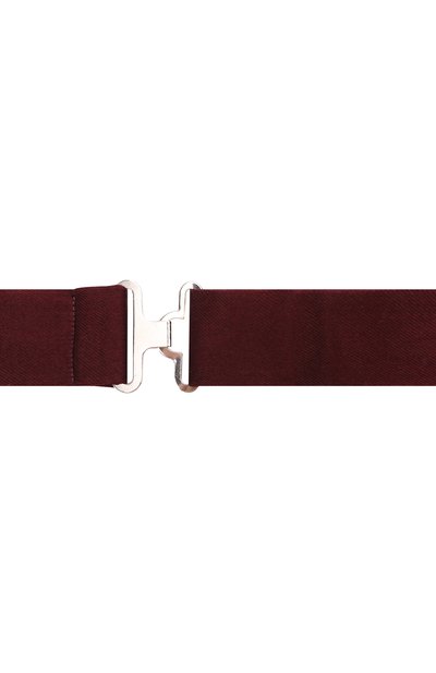 Шелковый галстук-бабочка GIORGIO ARMANI бордового цвета по цене 16250 руб., арт. 360091/7A902, фото 3 Шелковый галстук-бабочка GIORGIO ARMANI, арт. 360091/7A902, фото 3