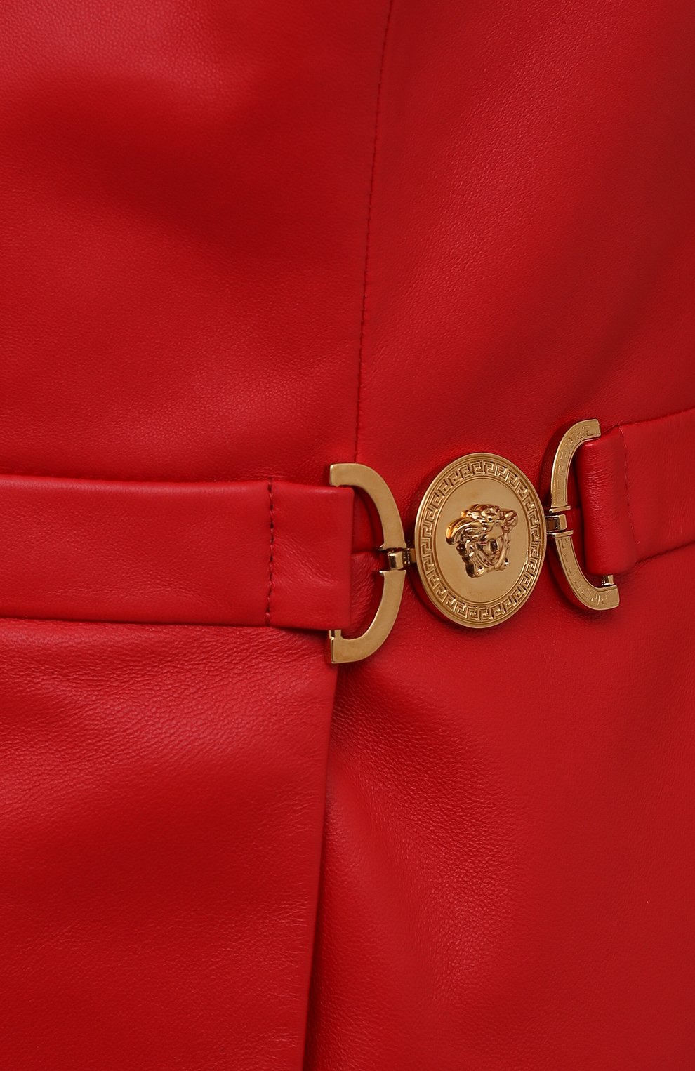 Кожаное платье VERSACE, арт. 1000987/1A00984, фото 5