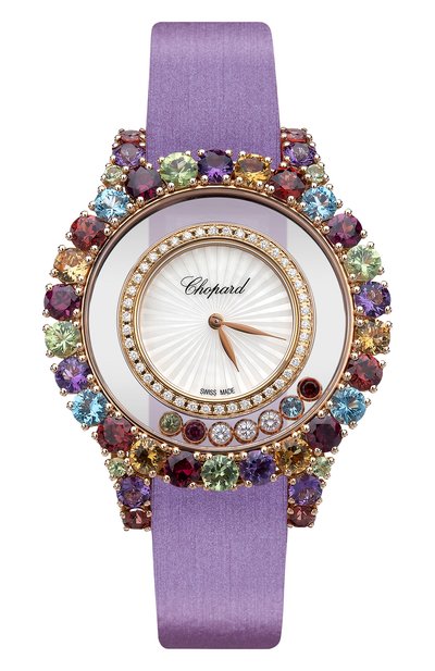 Женские часы rose gold happy circle multi-color CHOPARD, арт. 209430-5801