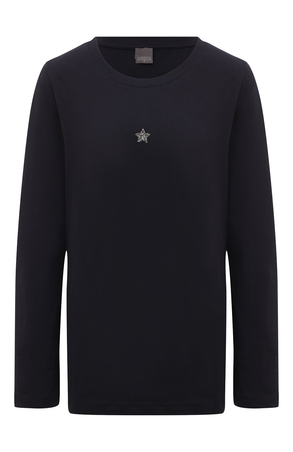 Хлопковый лонгслив LORENA ANTONIAZZI, арт. P2308TS10A/9999, фото 1