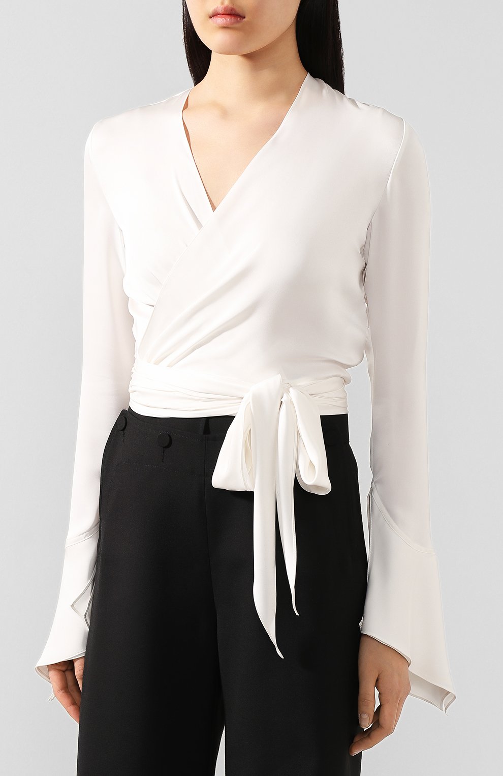 Атласная блузка LANVIN, арт. RW-T0680U-3950-E20, фото 3