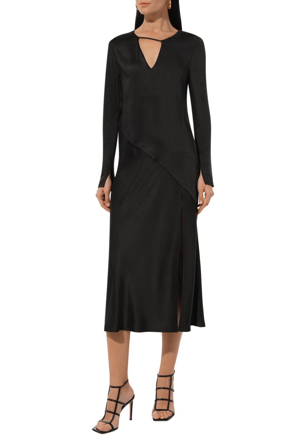 Атласное платье ERIKA CAVALLINI, арт. E4WS04, фото 3