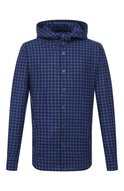 Мужская рубашка из шерсти и кашемира KITON, арт. UMCMARK0167G39