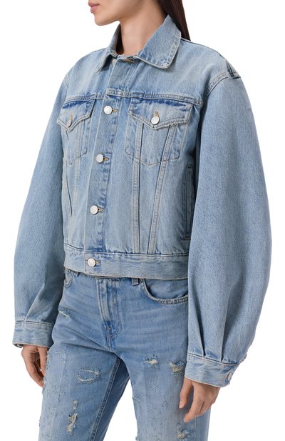 Джинсовая куртка simon HAIKURE голубого цвета по цене 57150 руб., арт. HEW09121DF106L0910/SIM0N CELESTIAL, фото 3 Джинсовая куртка simon HAIKURE, арт. HEW09121DF106L0910/SIM0N CELESTIAL, фото 3