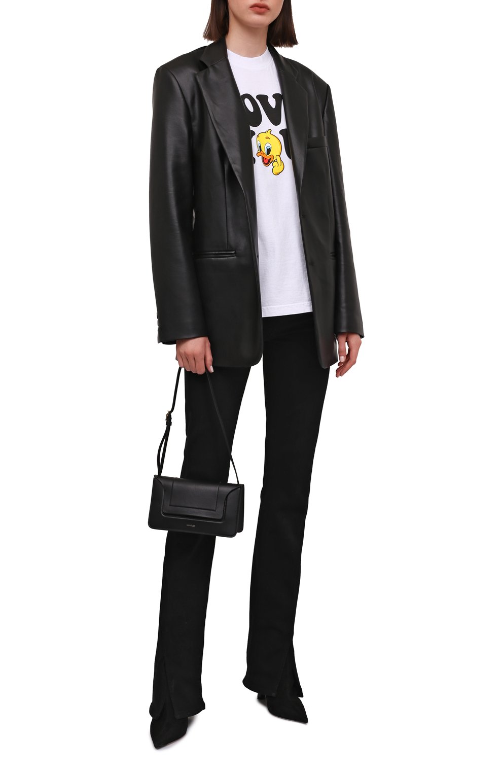 Хлопковая футболка DOMREBEL белого цвета по цене 14200 руб., арт. LUV/0VER TEE/W, фото 2 Хлопковая футболка DOMREBEL, арт. LUV/0VER TEE/W, фото 2