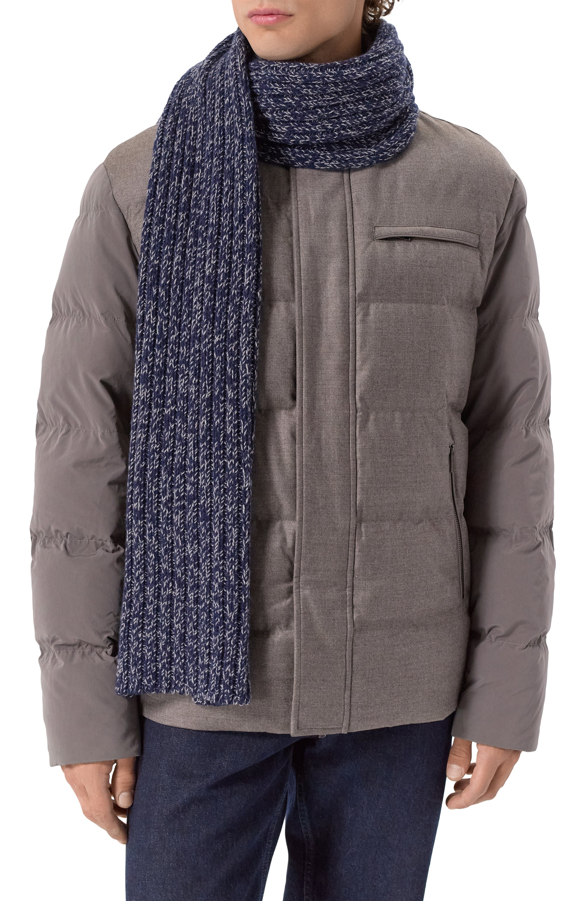 Шарф из шерсти и кашемира PAUL&SHARK, арт. 15317066, фото 2